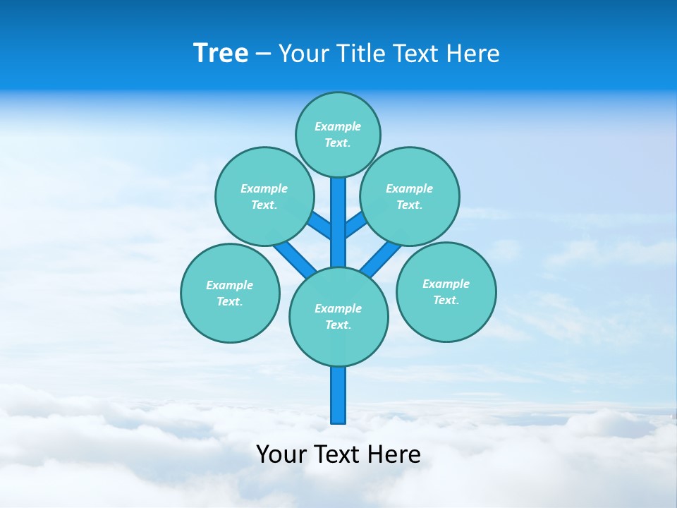 Peace Window Sun PowerPoint Template