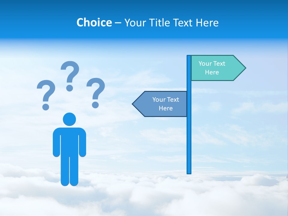 Peace Window Sun PowerPoint Template