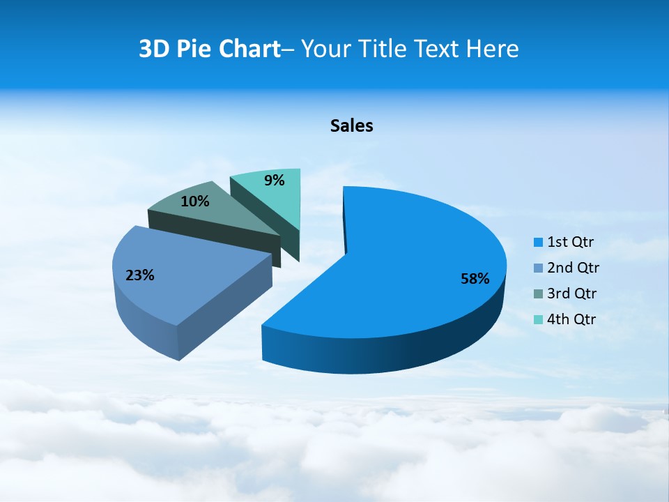 Peace Window Sun PowerPoint Template