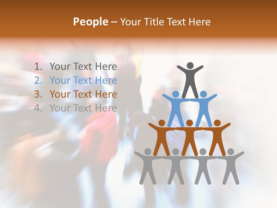 Toon Team Humorou PowerPoint Template