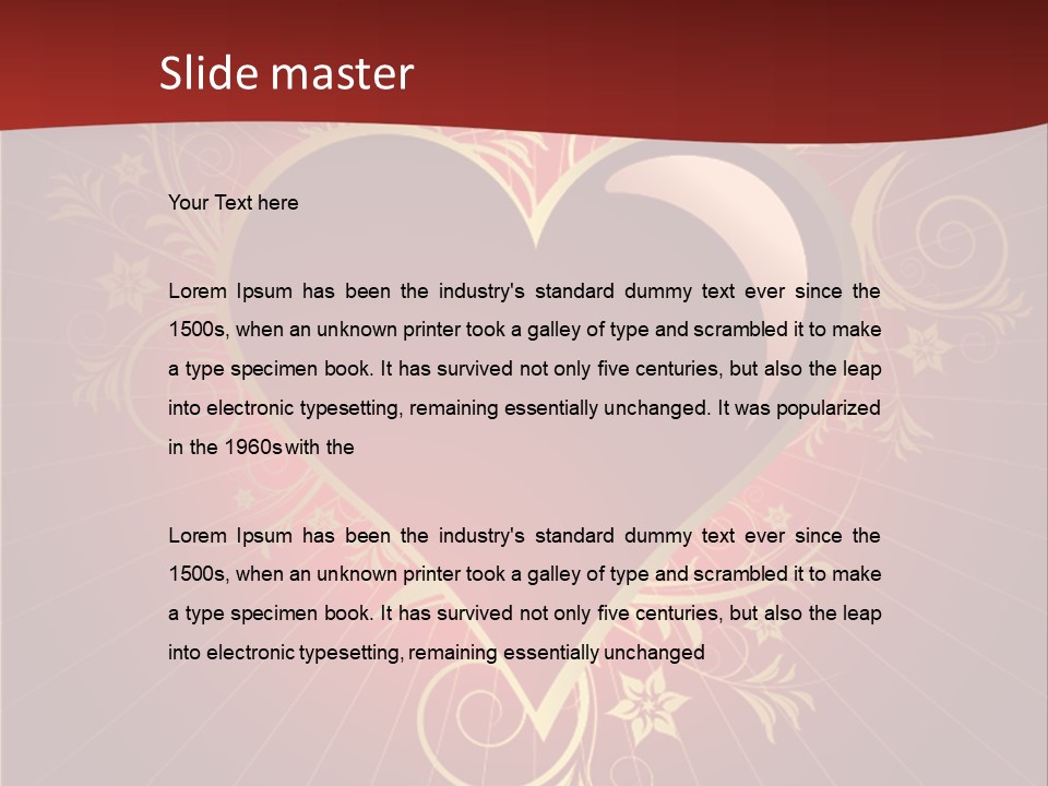 Illustration Decoration Shiny PowerPoint Template