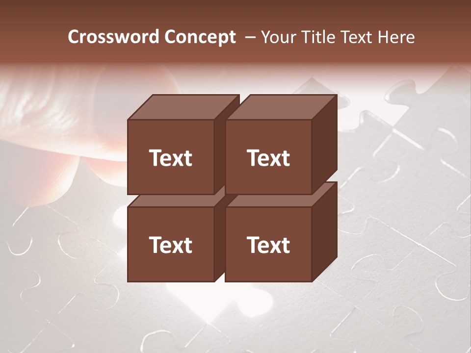 Solve Conceptual Teamwork PowerPoint Template