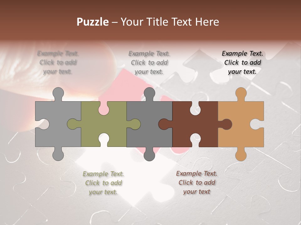 Solve Conceptual Teamwork PowerPoint Template