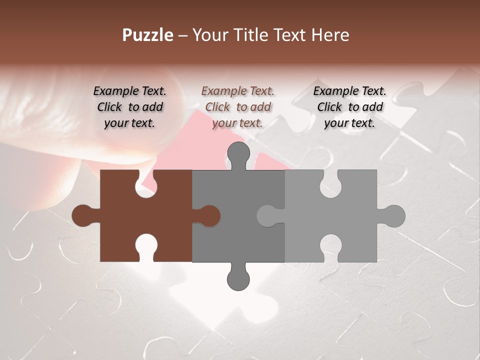 Solve Conceptual Teamwork PowerPoint Template