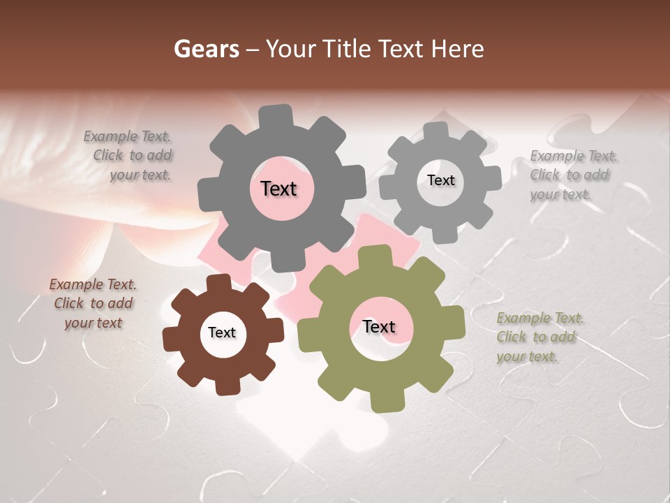 Solve Conceptual Teamwork PowerPoint Template