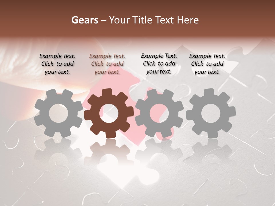 Solve Conceptual Teamwork PowerPoint Template