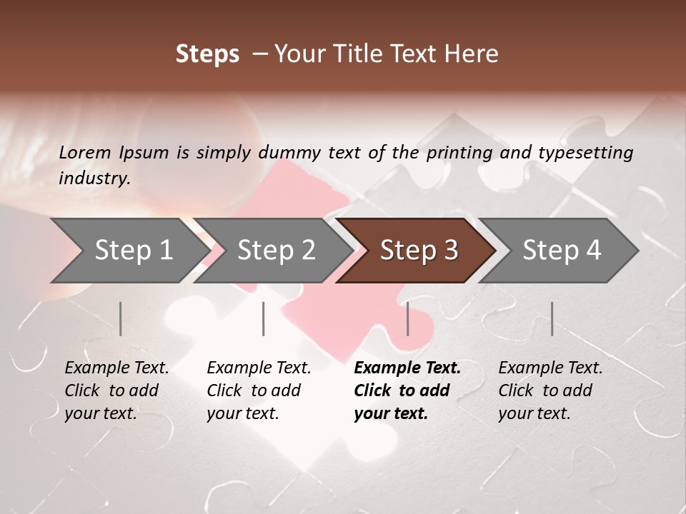 Solve Conceptual Teamwork PowerPoint Template