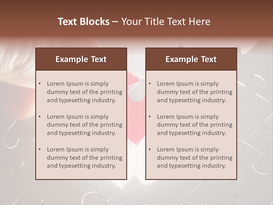 Solve Conceptual Teamwork PowerPoint Template