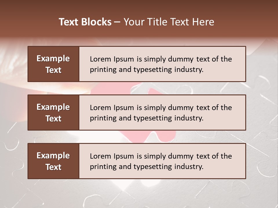 Solve Conceptual Teamwork PowerPoint Template