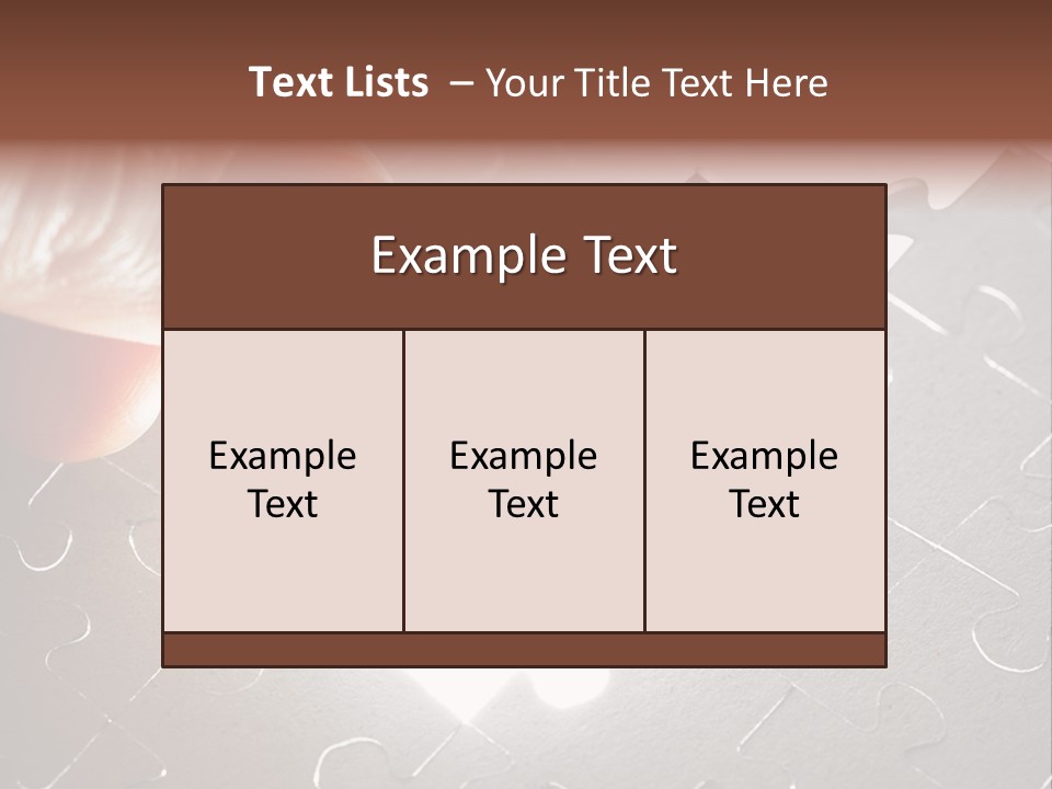 Solve Conceptual Teamwork PowerPoint Template