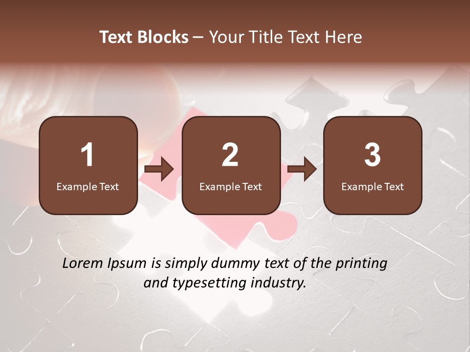 Solve Conceptual Teamwork PowerPoint Template