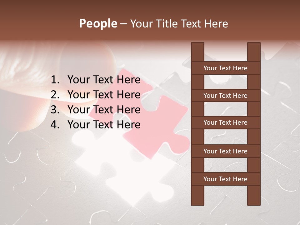 Solve Conceptual Teamwork PowerPoint Template