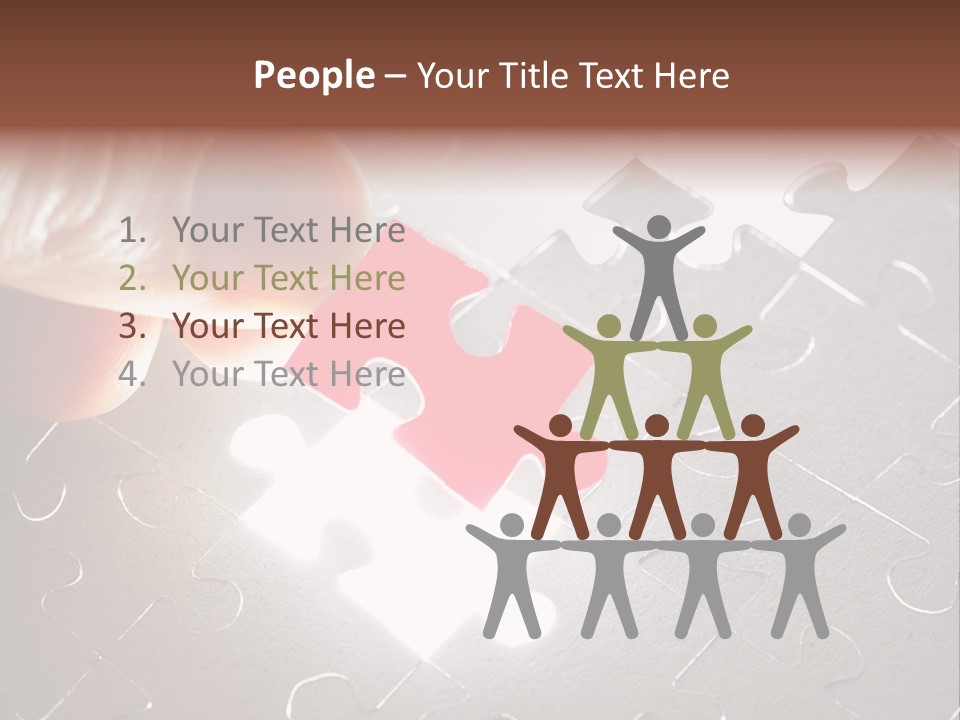 Solve Conceptual Teamwork PowerPoint Template