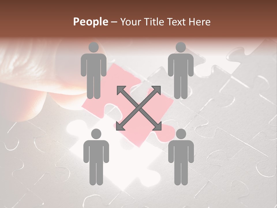 Solve Conceptual Teamwork PowerPoint Template