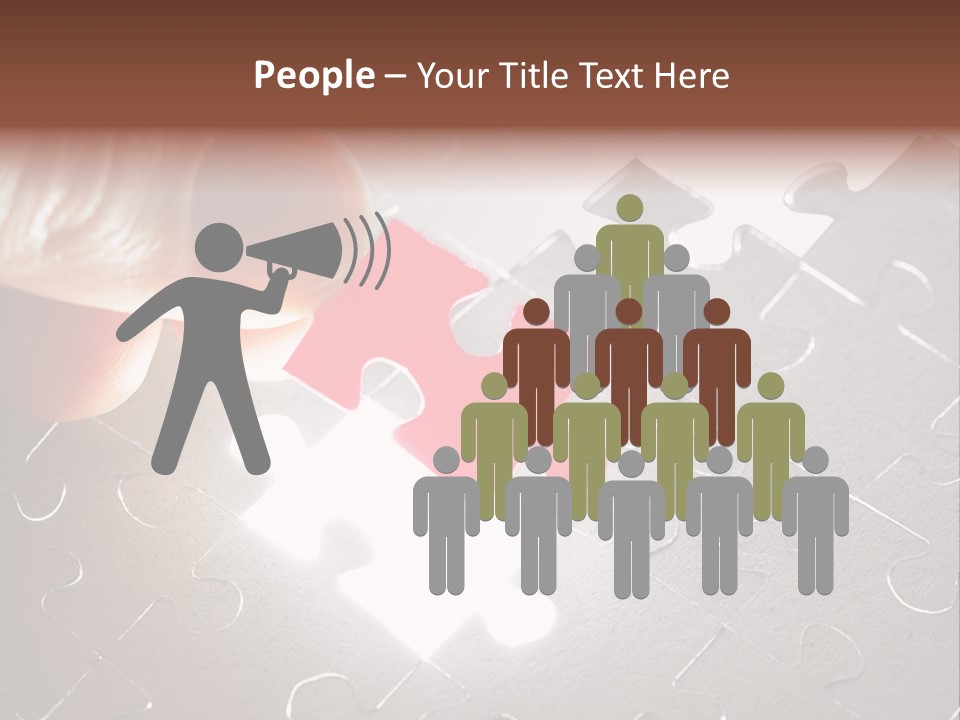 Solve Conceptual Teamwork PowerPoint Template