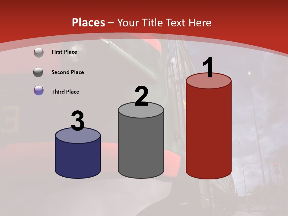 Sky Station Track PowerPoint Template