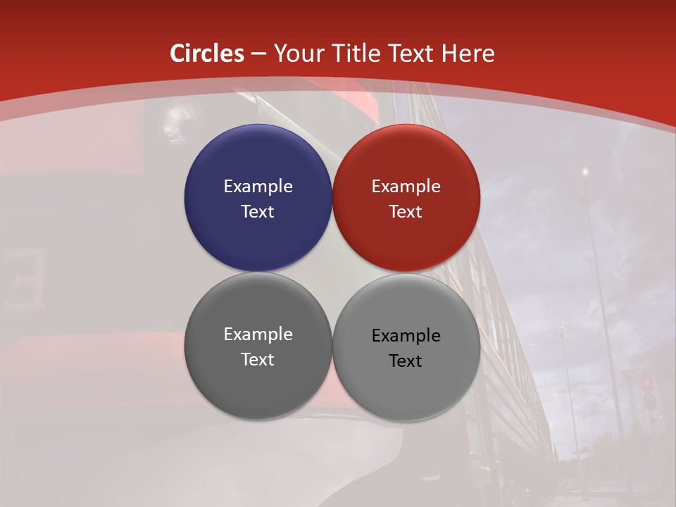 Sky Station Track PowerPoint Template