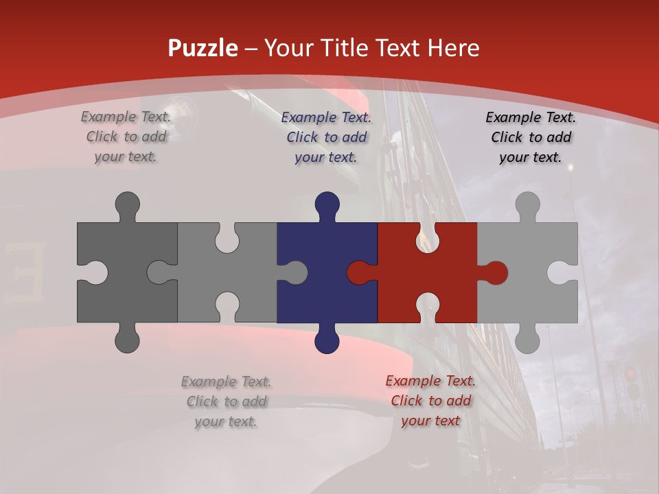 Sky Station Track PowerPoint Template