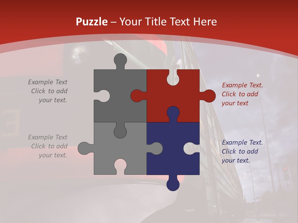 Sky Station Track PowerPoint Template