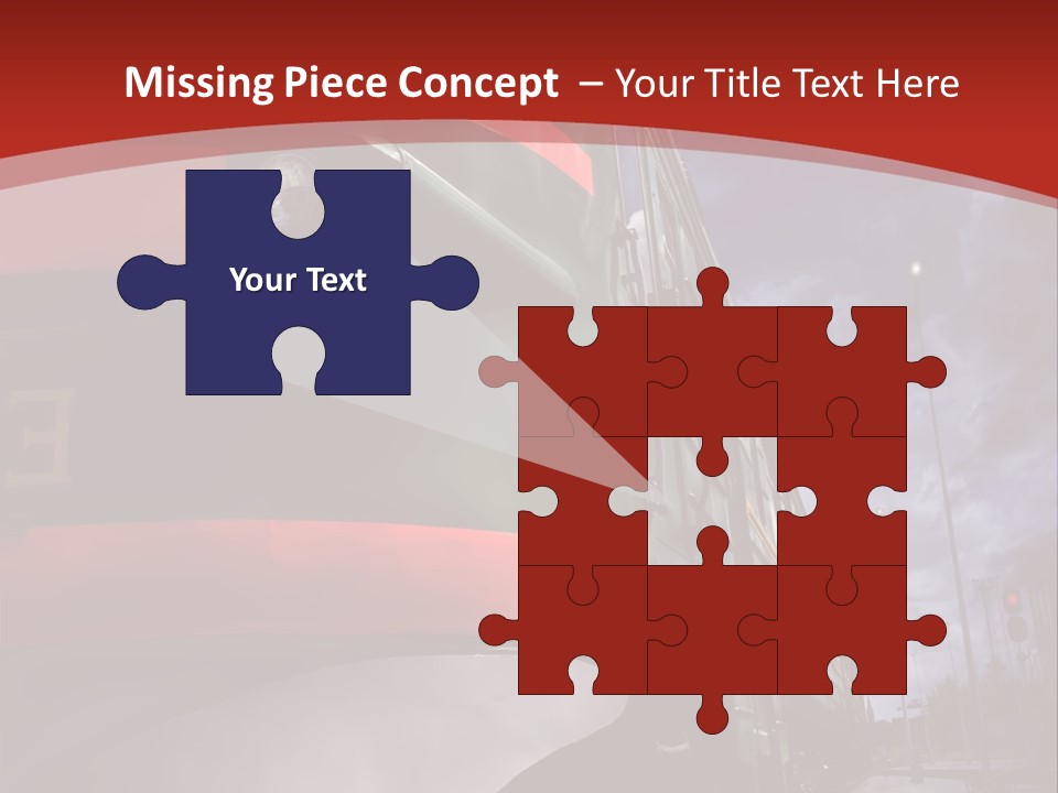 Sky Station Track PowerPoint Template