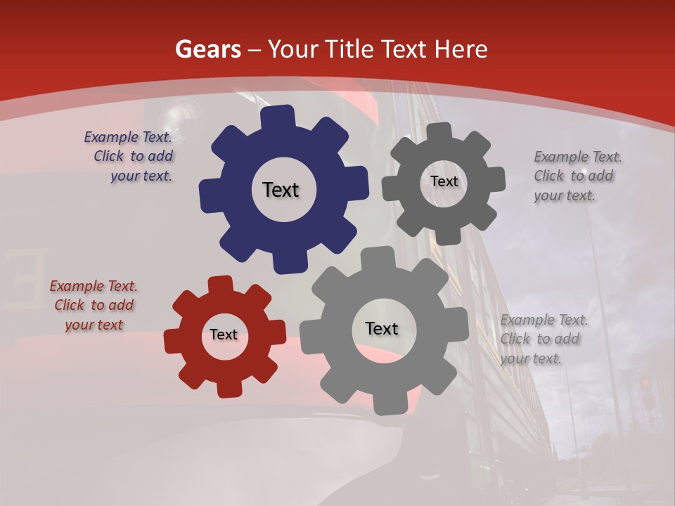 Sky Station Track PowerPoint Template