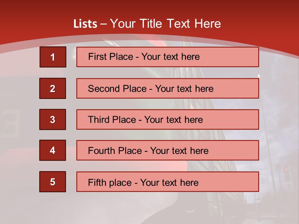 Sky Station Track PowerPoint Template