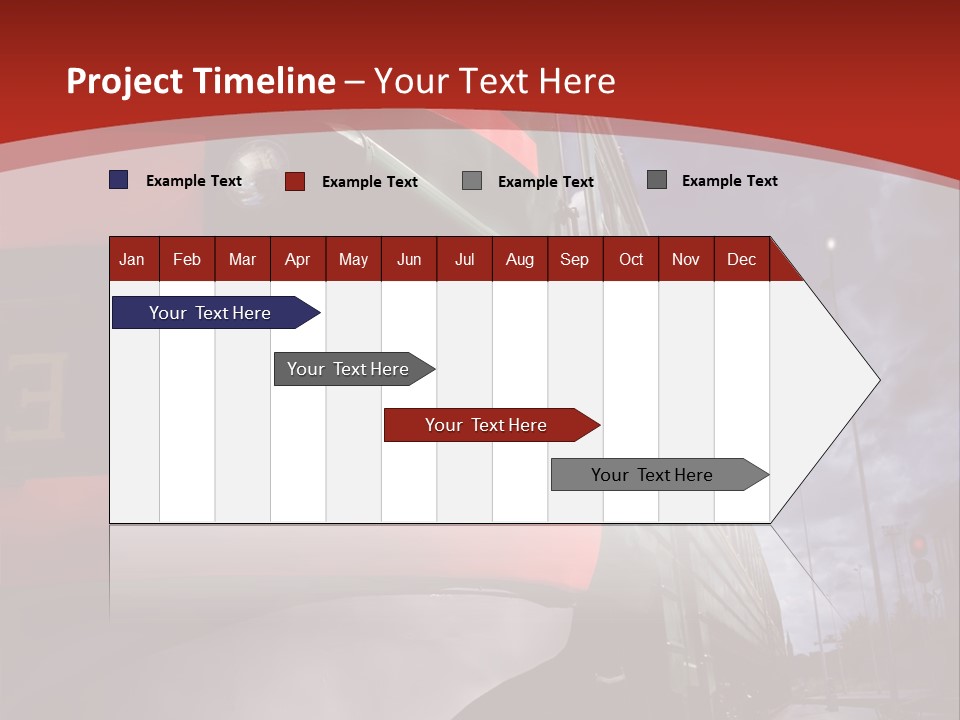 Sky Station Track PowerPoint Template