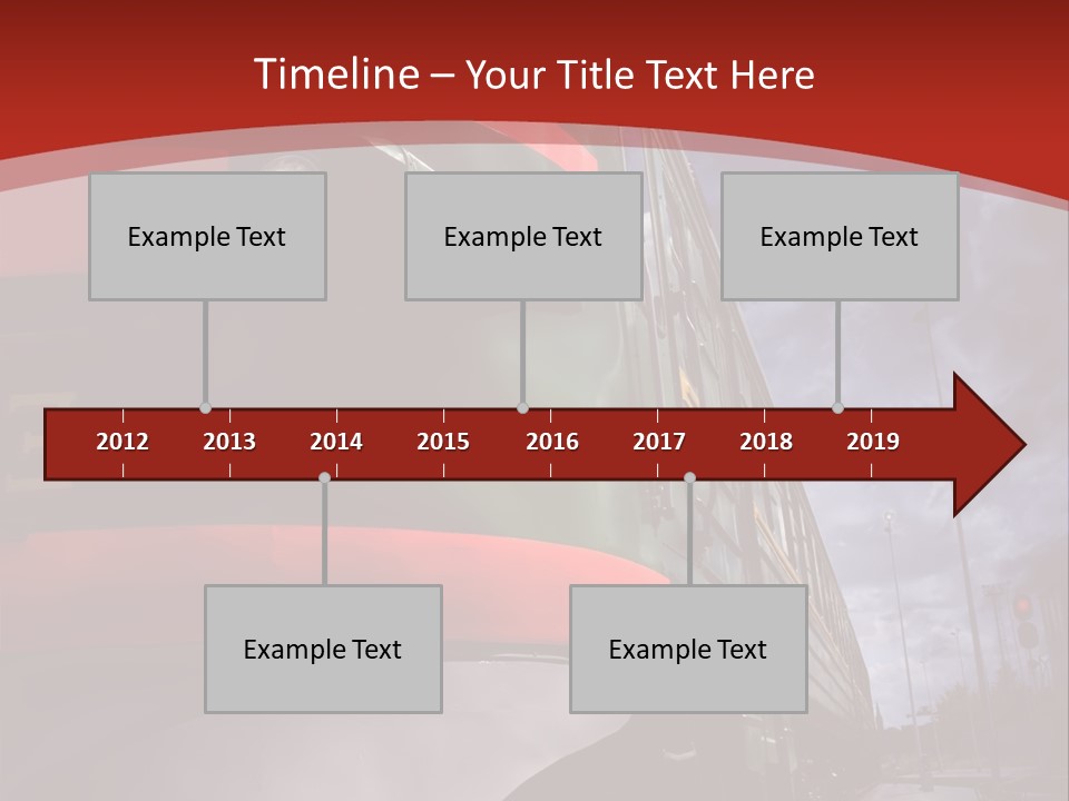 Sky Station Track PowerPoint Template
