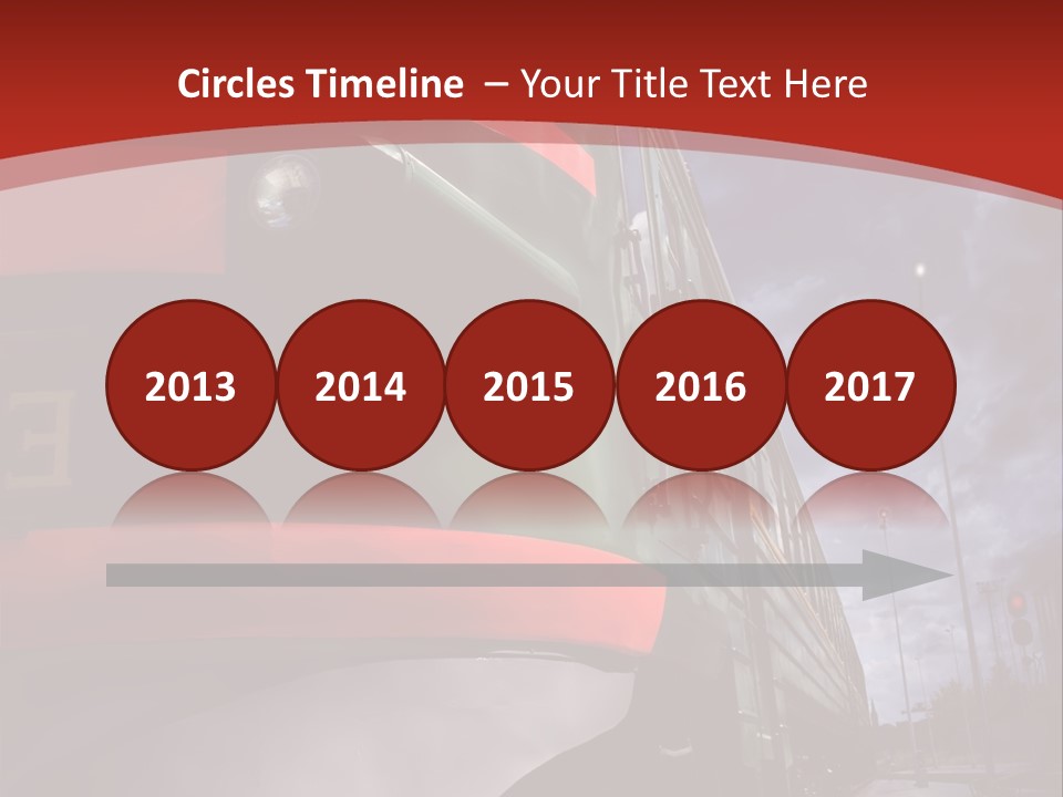 Sky Station Track PowerPoint Template