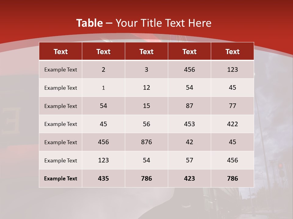 Sky Station Track PowerPoint Template