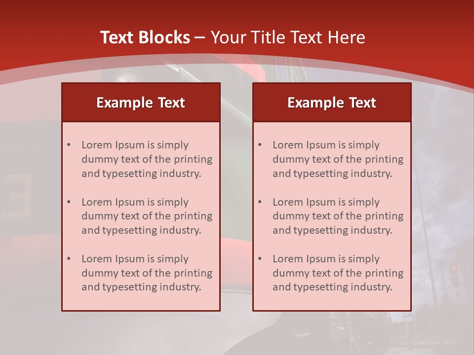 Sky Station Track PowerPoint Template