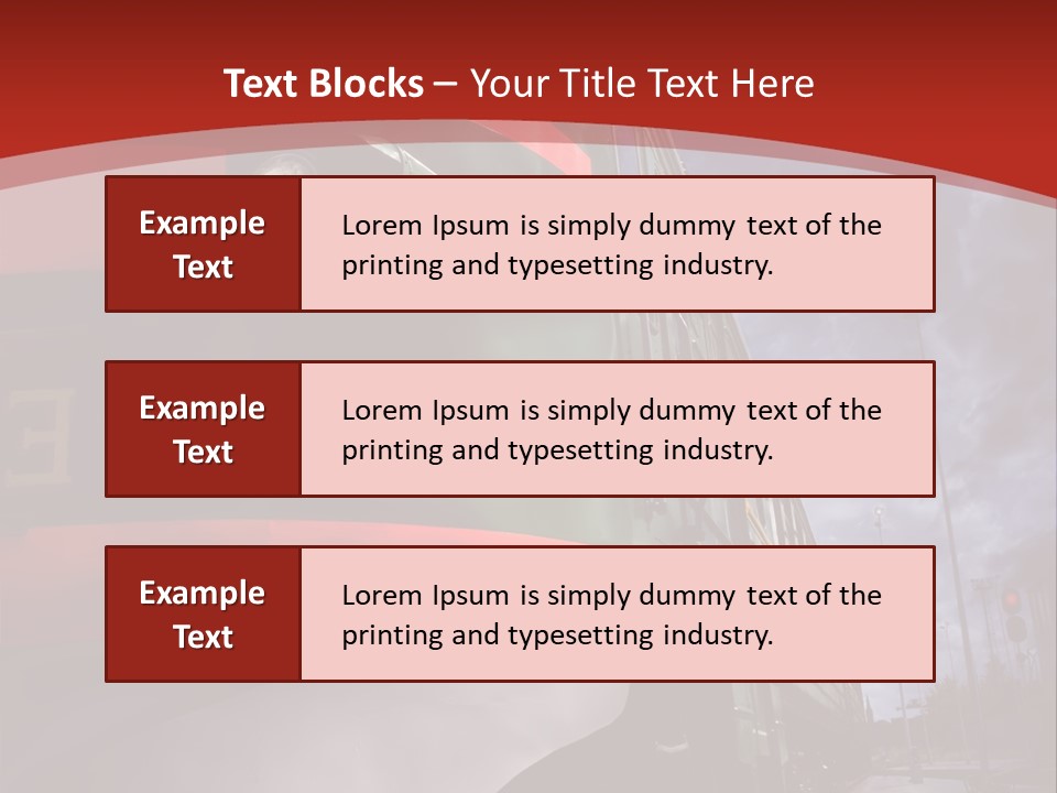 Sky Station Track PowerPoint Template