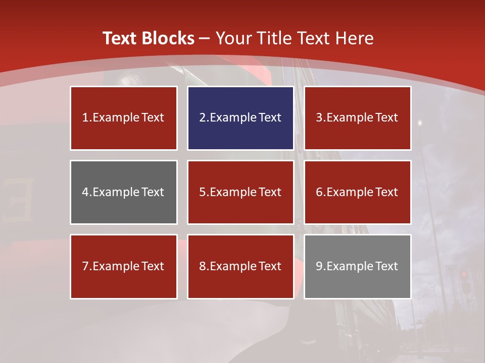 Sky Station Track PowerPoint Template