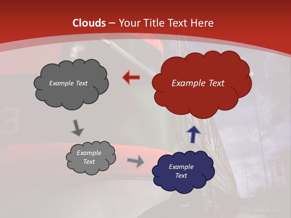 Sky Station Track PowerPoint Template