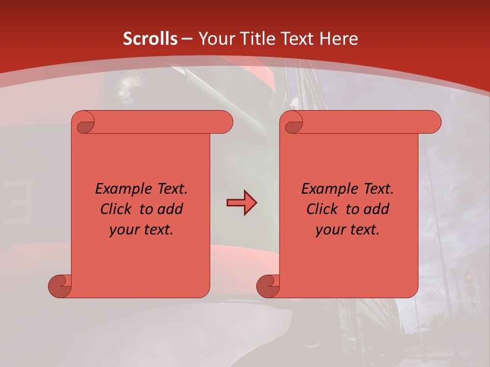 Sky Station Track PowerPoint Template