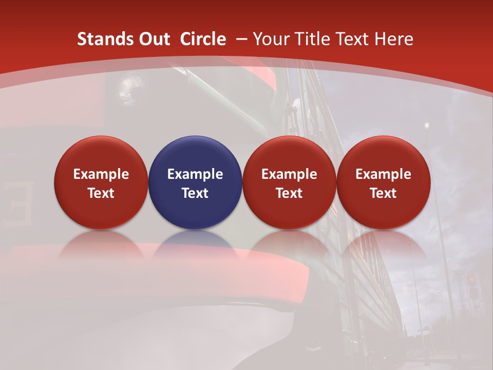 Sky Station Track PowerPoint Template