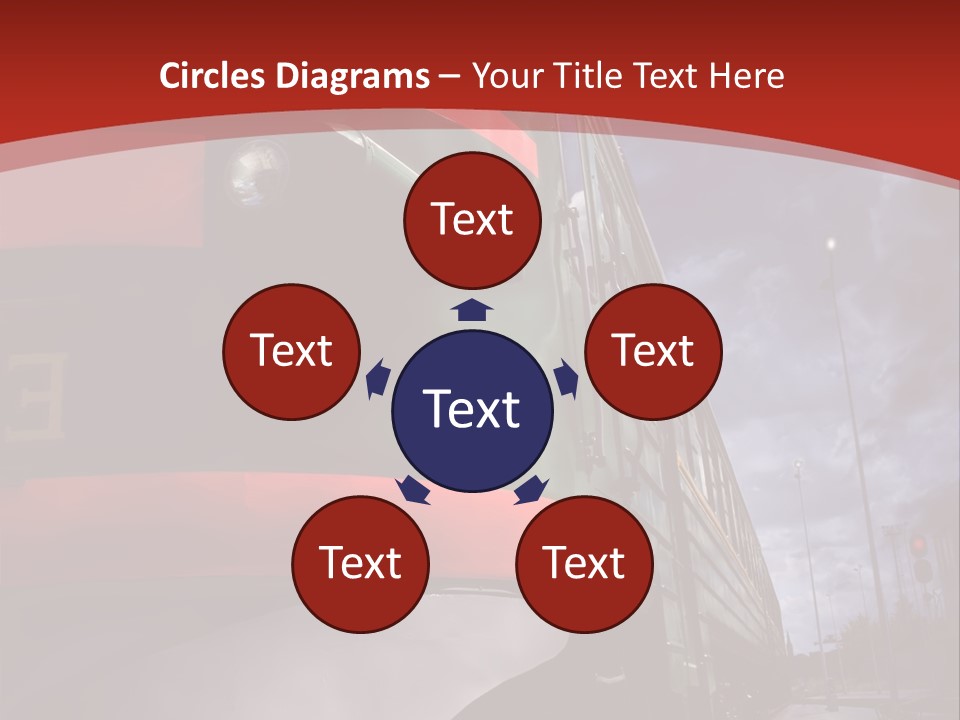 Sky Station Track PowerPoint Template