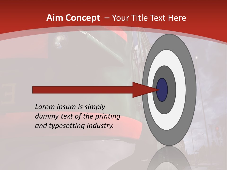 Sky Station Track PowerPoint Template