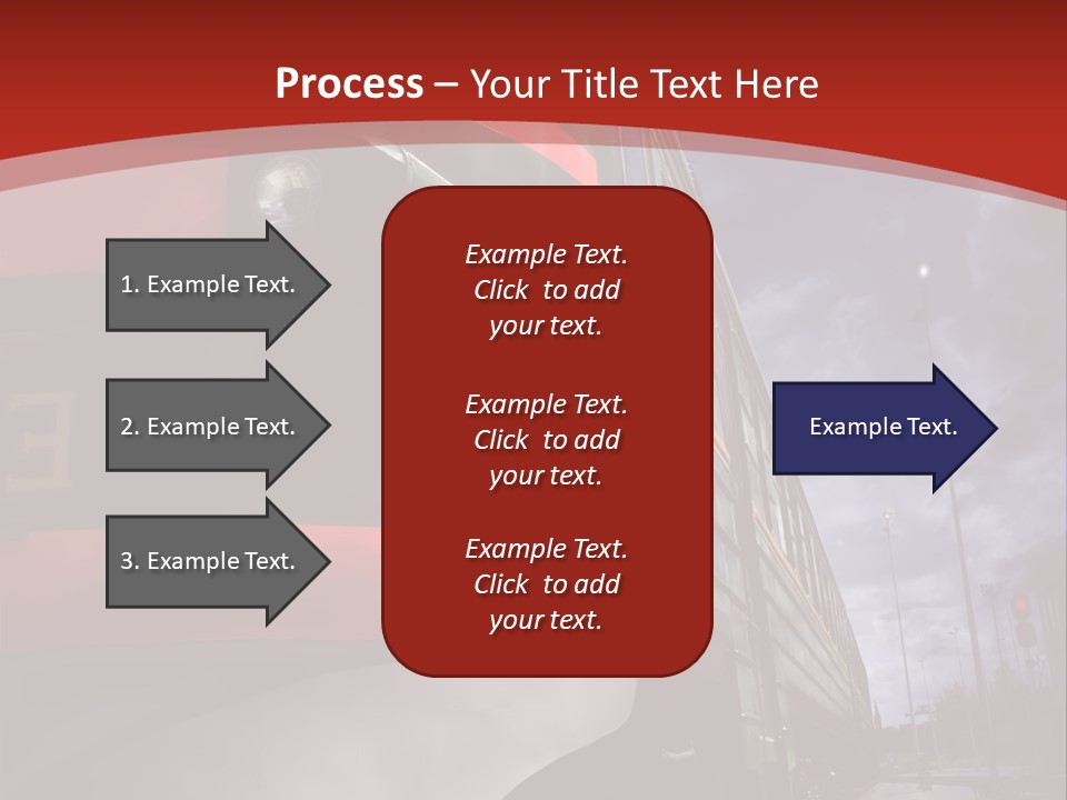 Sky Station Track PowerPoint Template