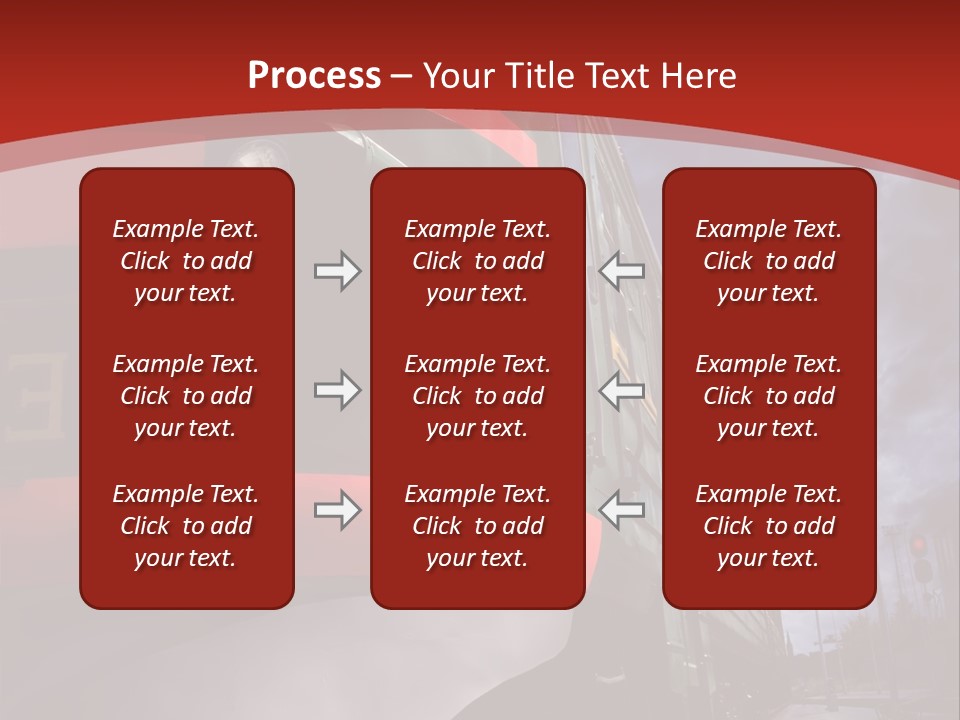 Sky Station Track PowerPoint Template