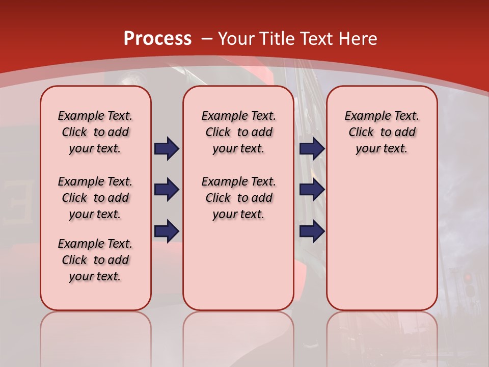 Sky Station Track PowerPoint Template