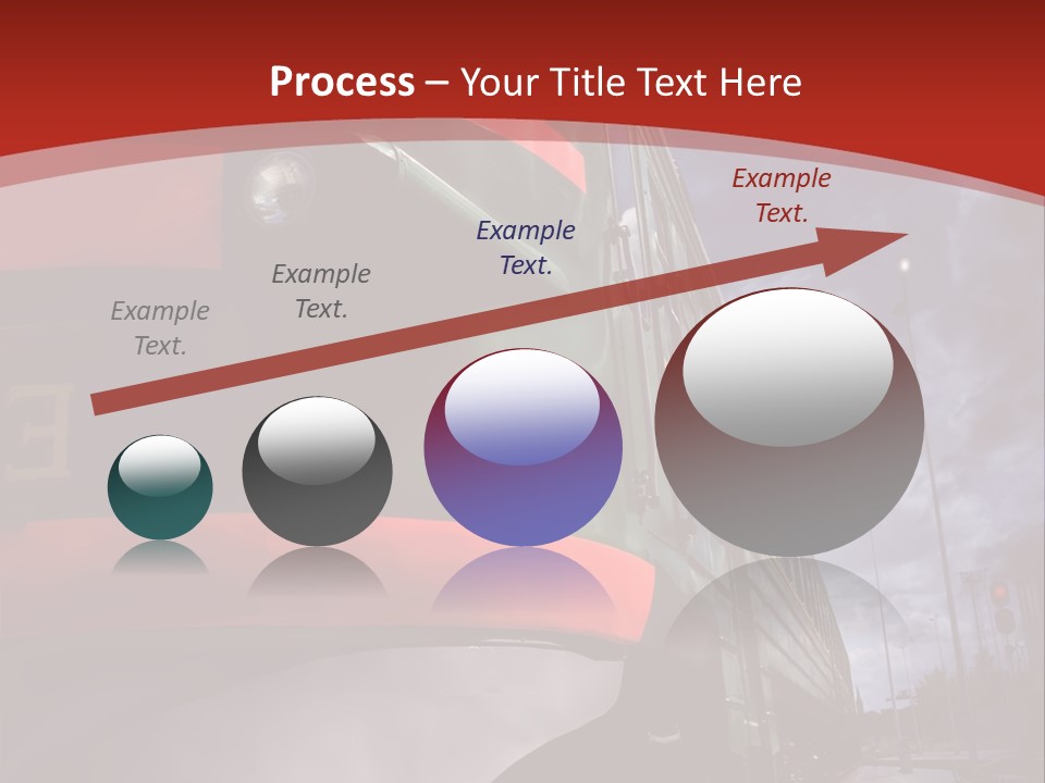 Sky Station Track PowerPoint Template