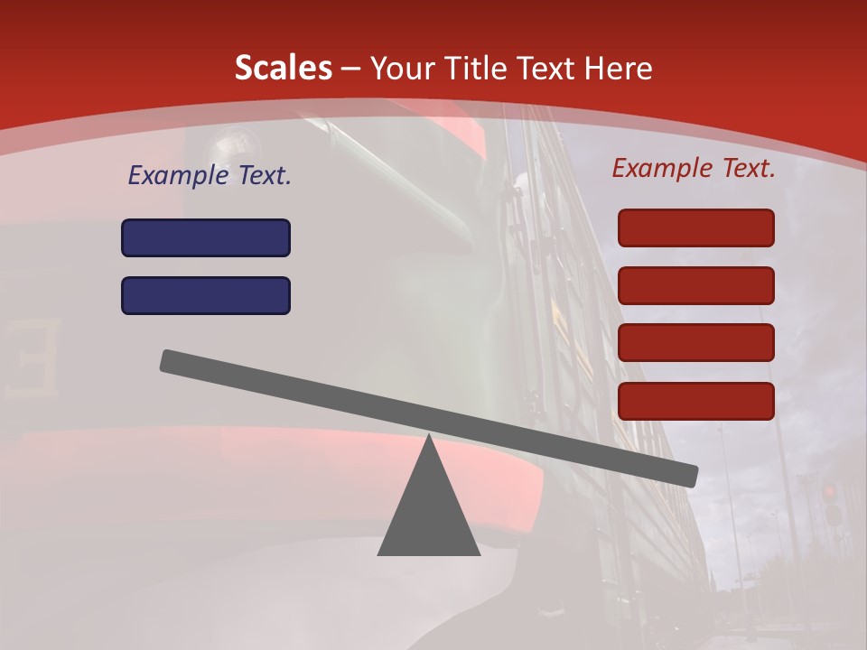 Sky Station Track PowerPoint Template