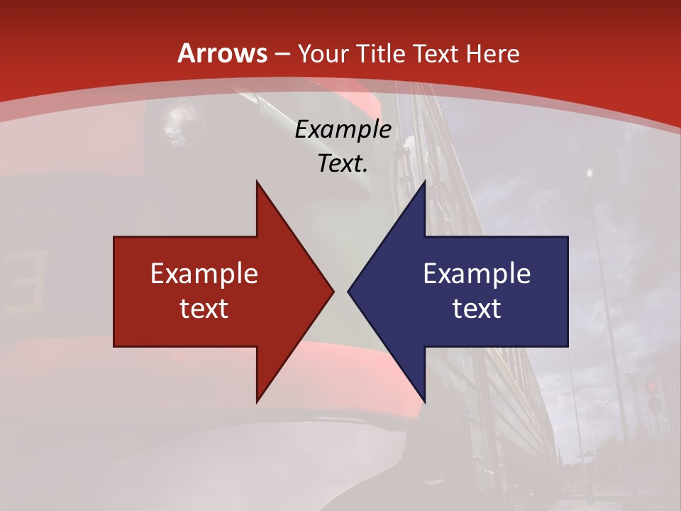 Sky Station Track PowerPoint Template