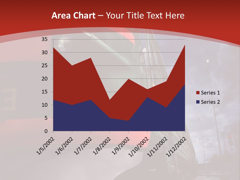 Sky Station Track PowerPoint Template