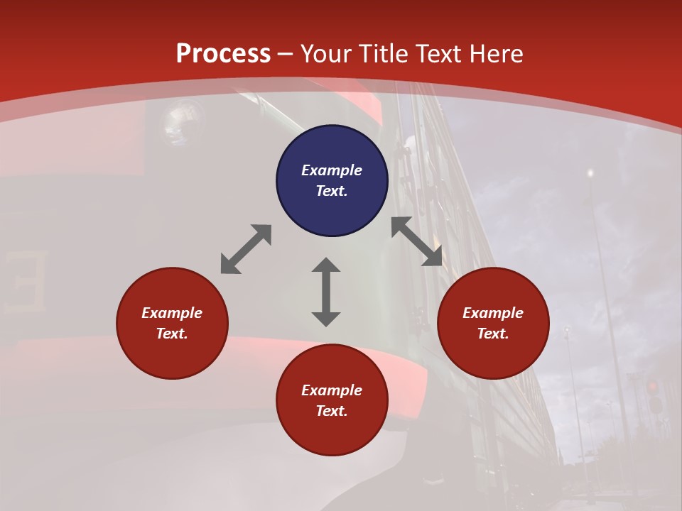 Sky Station Track PowerPoint Template