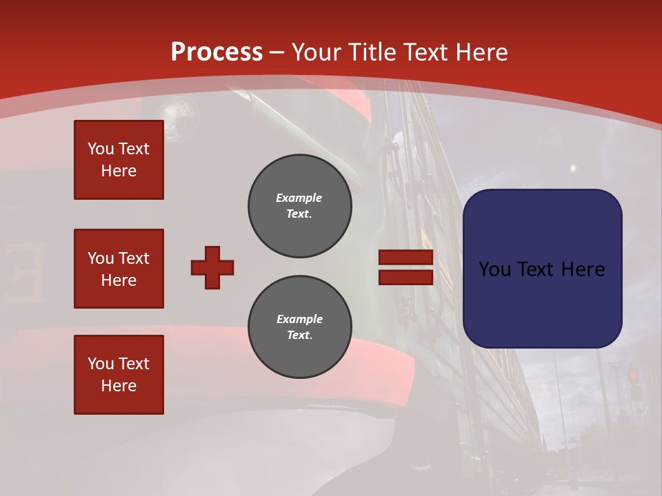 Sky Station Track PowerPoint Template