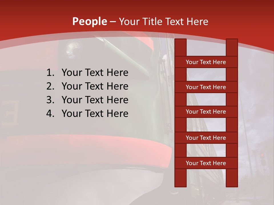 Sky Station Track PowerPoint Template