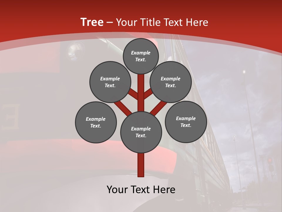 Sky Station Track PowerPoint Template
