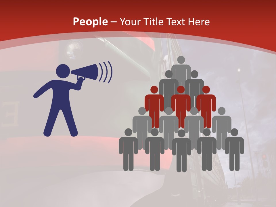 Sky Station Track PowerPoint Template